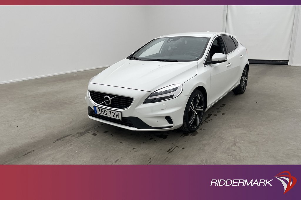 Volvo V40 T3 152hk R-Design VOC Värmare Kamera Navi