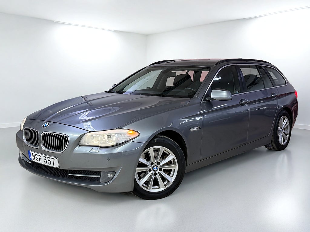 BMW 520d Touring Steptronic 184hk / Nyservad / Drag
