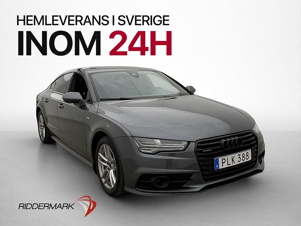 Audi A7 3.0 V6 Quattro S-Line BOSE Bluetooth Navi