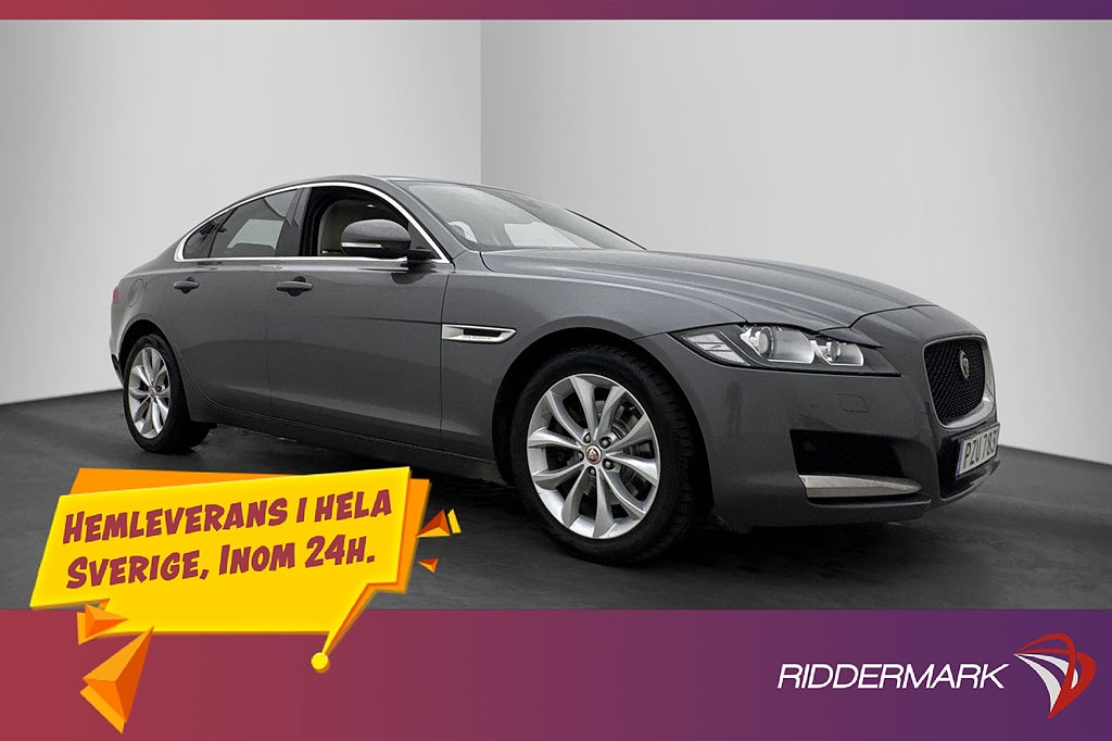 Jaguar XF 20d AWD 180hk D-Värmare B-Kamera Skinn