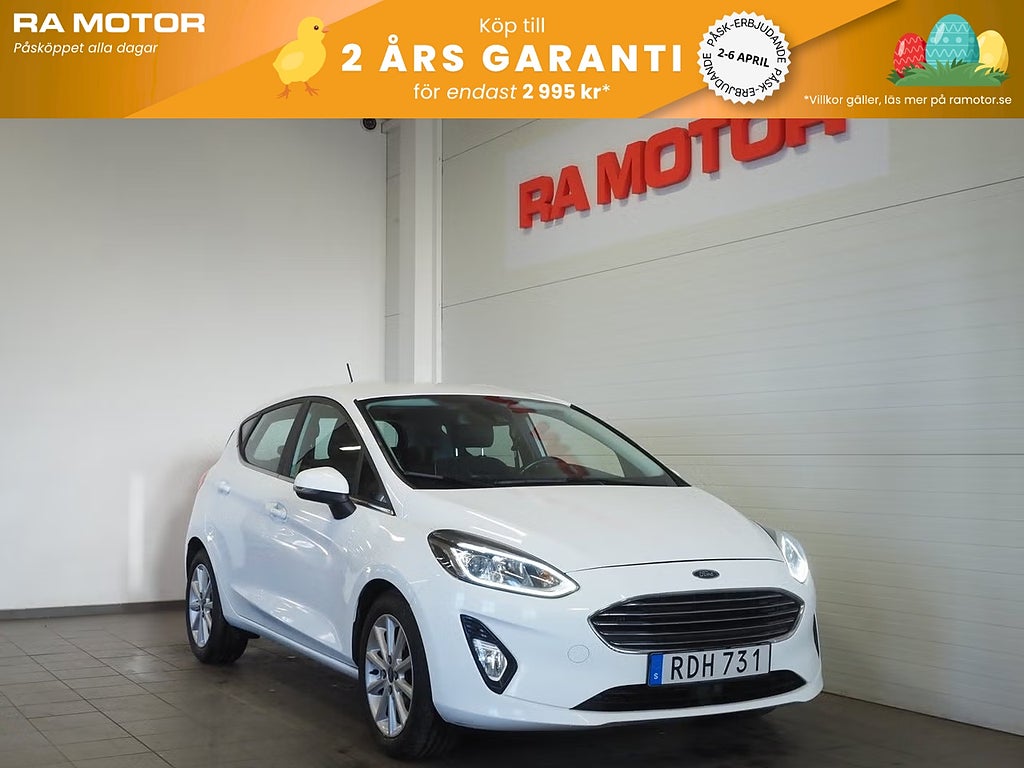 Ford Fiesta 1,0 EcoBoost 100hk Aut Titanium | Apple Carplay | 2018