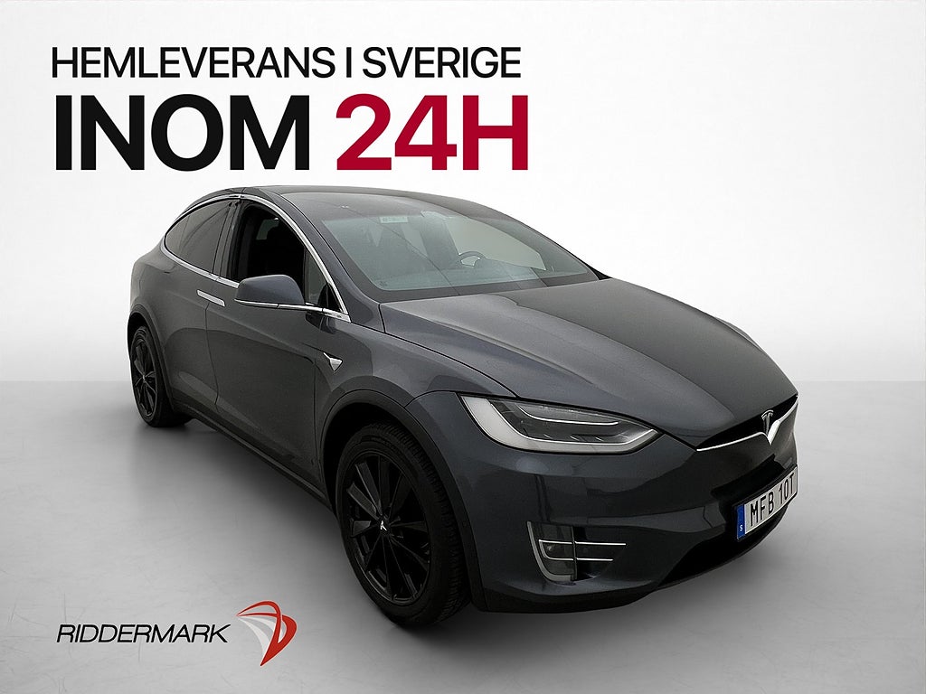 Tesla Model X 100D AWD 7-Sit Kamera Dragkrok