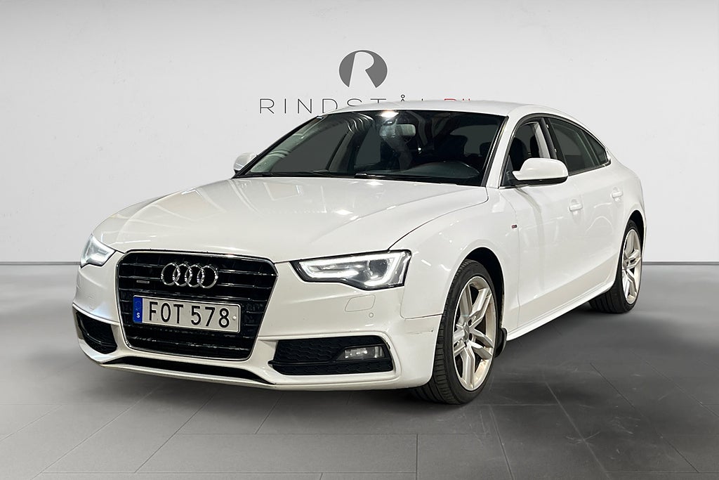 Audi A5 SB 2.0 TFSI 225 HK Q S-LINE B-VÄRM PDC 0.53L/MIL 18"
