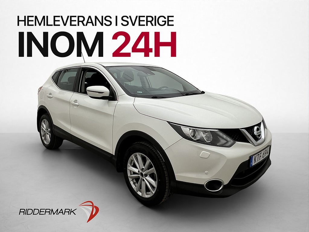 Nissan Qashqai 1.6 dCi 130hk Acenta Kamera Navi Farthållare