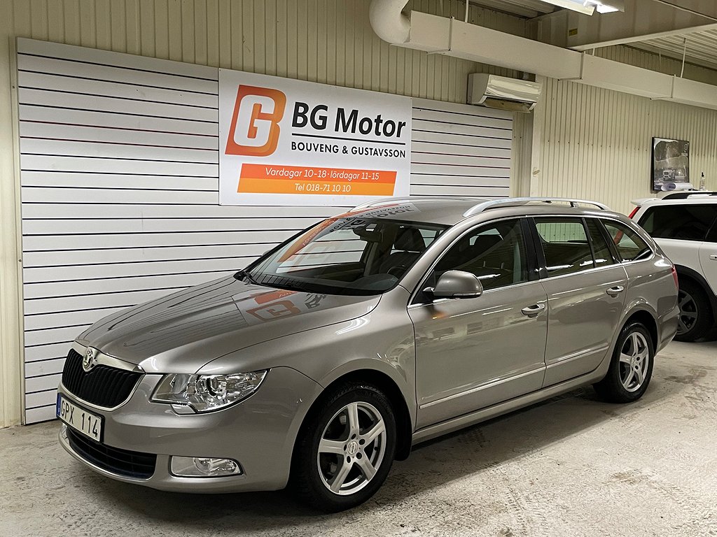 Skoda Superb Kombi 2.0 TDI 140HK 4x4 Aut Ambition Drag/Värma