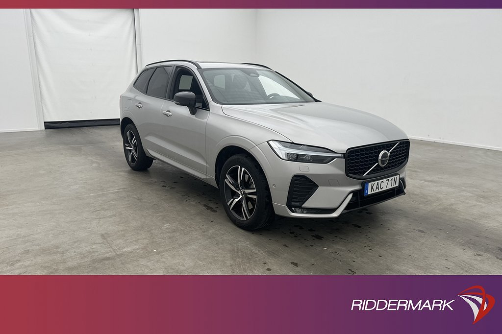 Volvo XC60 B4 AWD R-Design VOC Pano P-Värm H/K H 4,95% Ränta