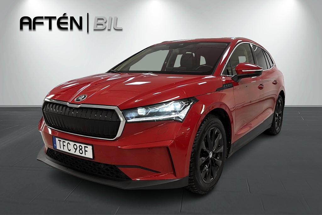 Skoda Enyaq iV 80 High Plus II, Läder, Pano, Drag, 360, HUD, V-hjul 