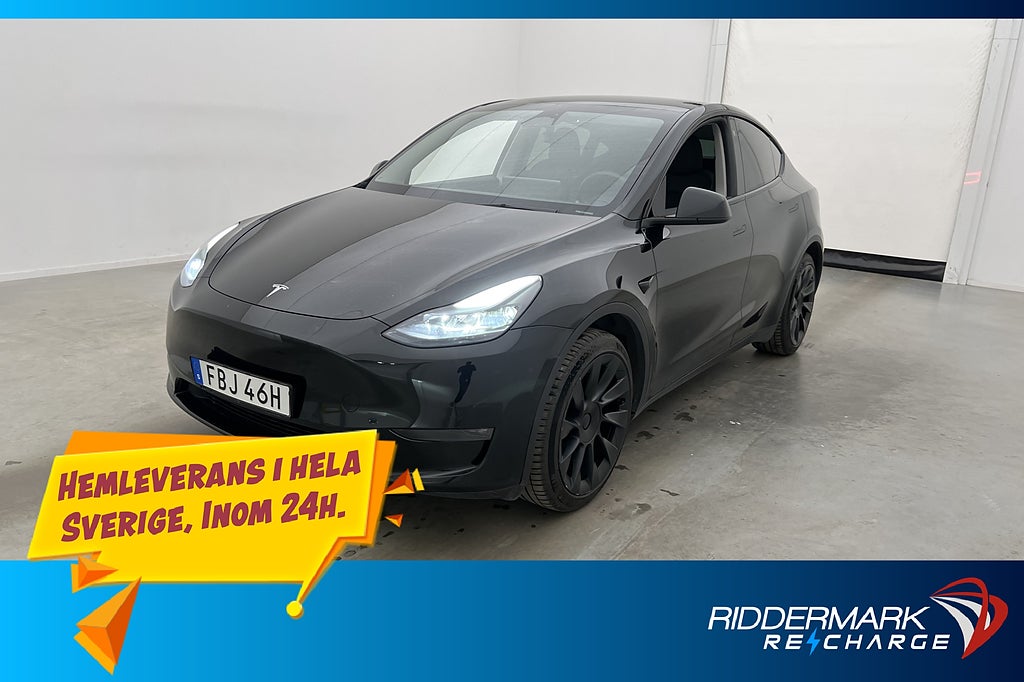 Tesla Model Y Long Range AWD Dragkrok Autopilot Sv.Såld MOMS