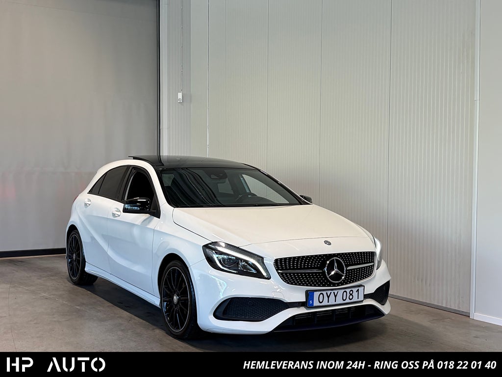 Mercedes-Benz A 180 122hk AMG Night Pack Panorama S&V-hjul