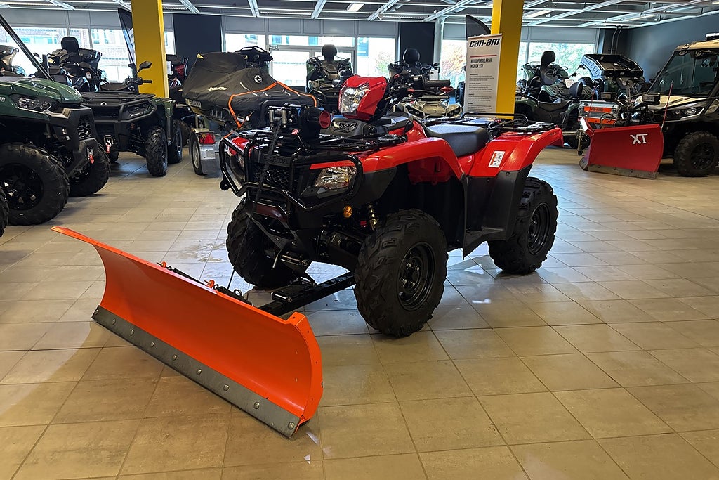 Honda Rubicon TRX 500 DCT. Plog. Bukskydd. Välservad