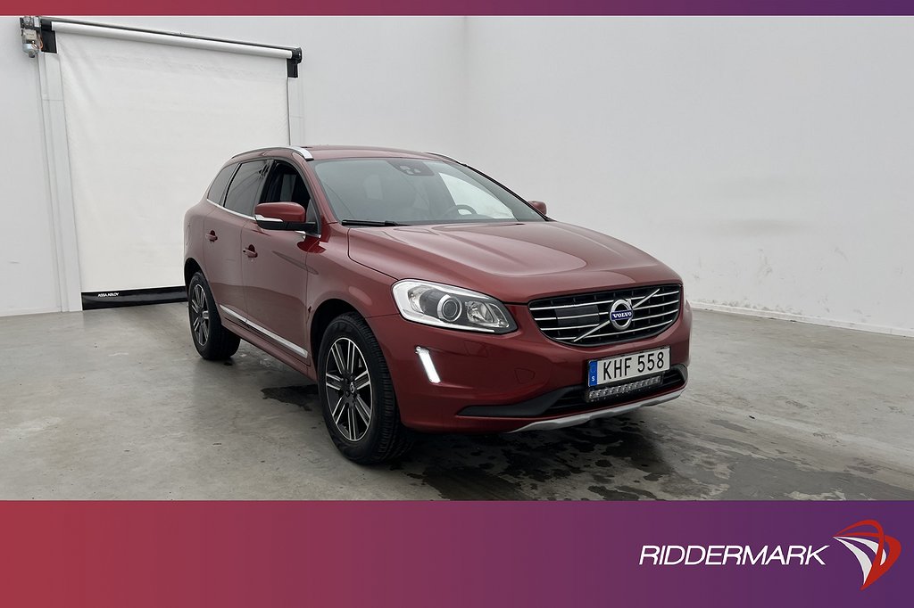 Volvo XC60 D4 AWD 190hk Summum VOC Värm Navi Skinn Drag BLIS