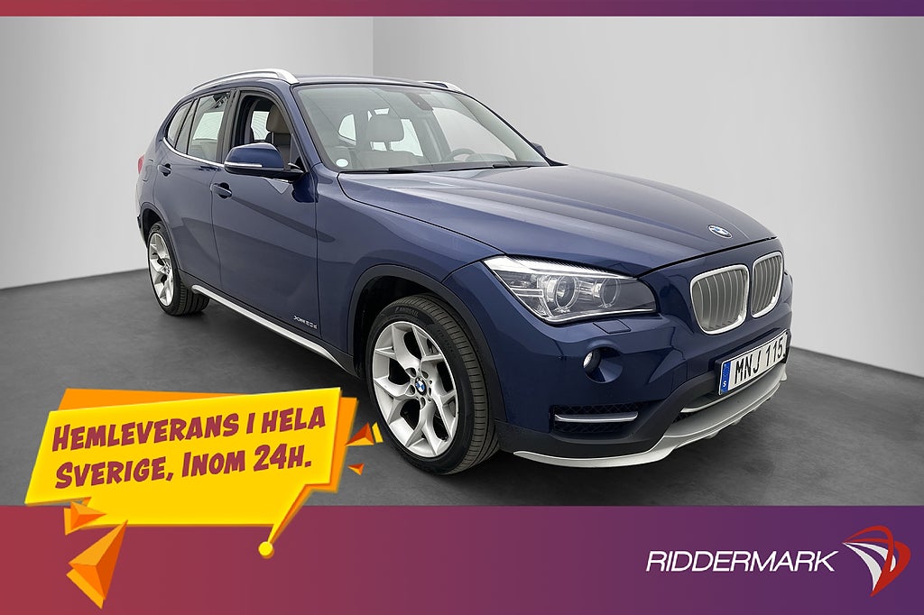 BMW X1 xDrive20d 184hk Xline P-Sensorer Skinn Dragkrok