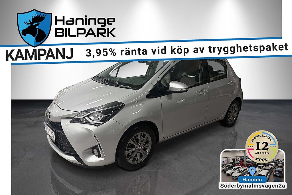 Toyota Yaris 5-dörrar1.5 VVT-iE Active/SUPERDEAL 3.95%/B-KAM/K-KEDJA