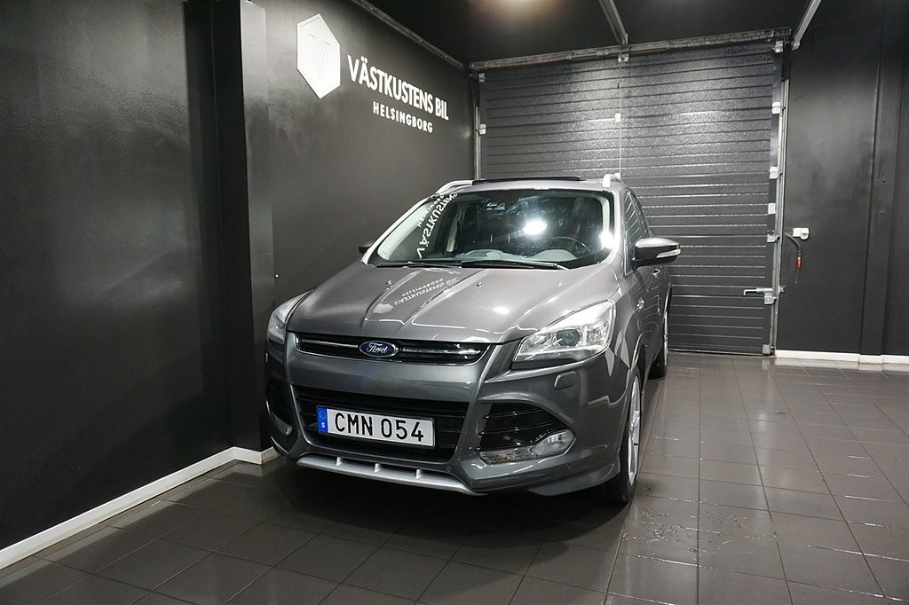 Ford Kuga 2.0 TDCi AWD Powershift, Titanium X, Pano, 2 Brukare, Skinn, Dra