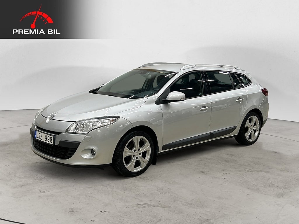 Renault Mégane Grandtour 1.6 E85 Värmare Drag Keyless GPS K-remmbytt
