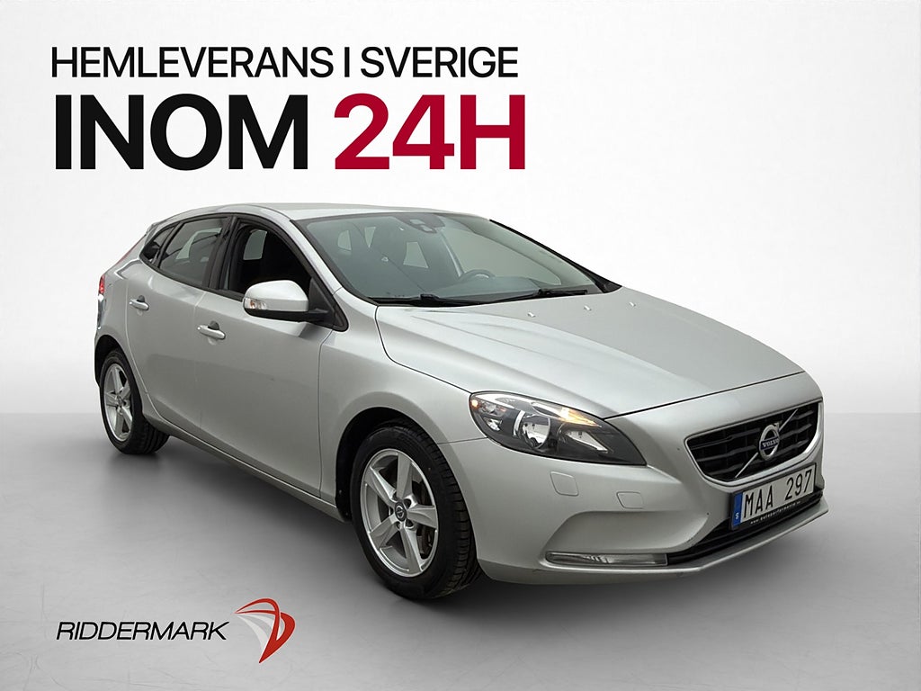 Volvo V40 D3 150hk Kinetic Värmare Farthållare Bluetooth
