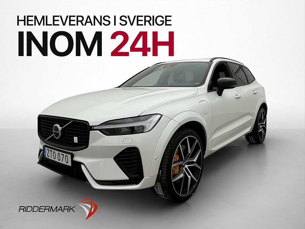 Volvo XC60 T8 456hk AWD Polestar B&W Pano HUD 360° MOMS
