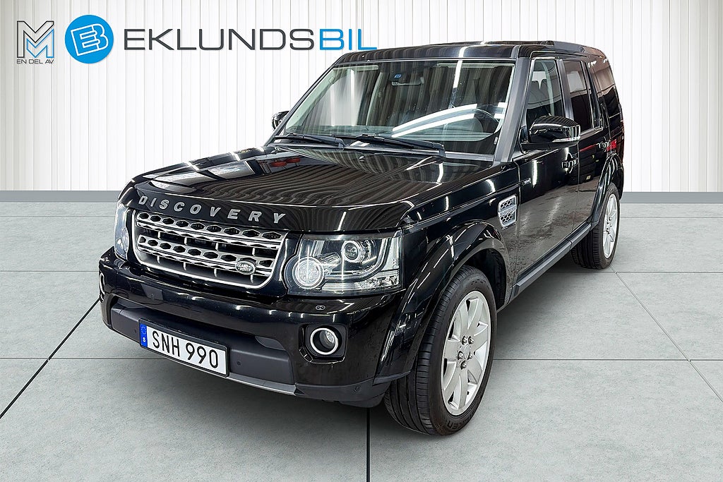 Land Rover Discovery 3.0 SDV6 4WD HSE 7-sits Värmare Meridan Skinn Navi Drag
