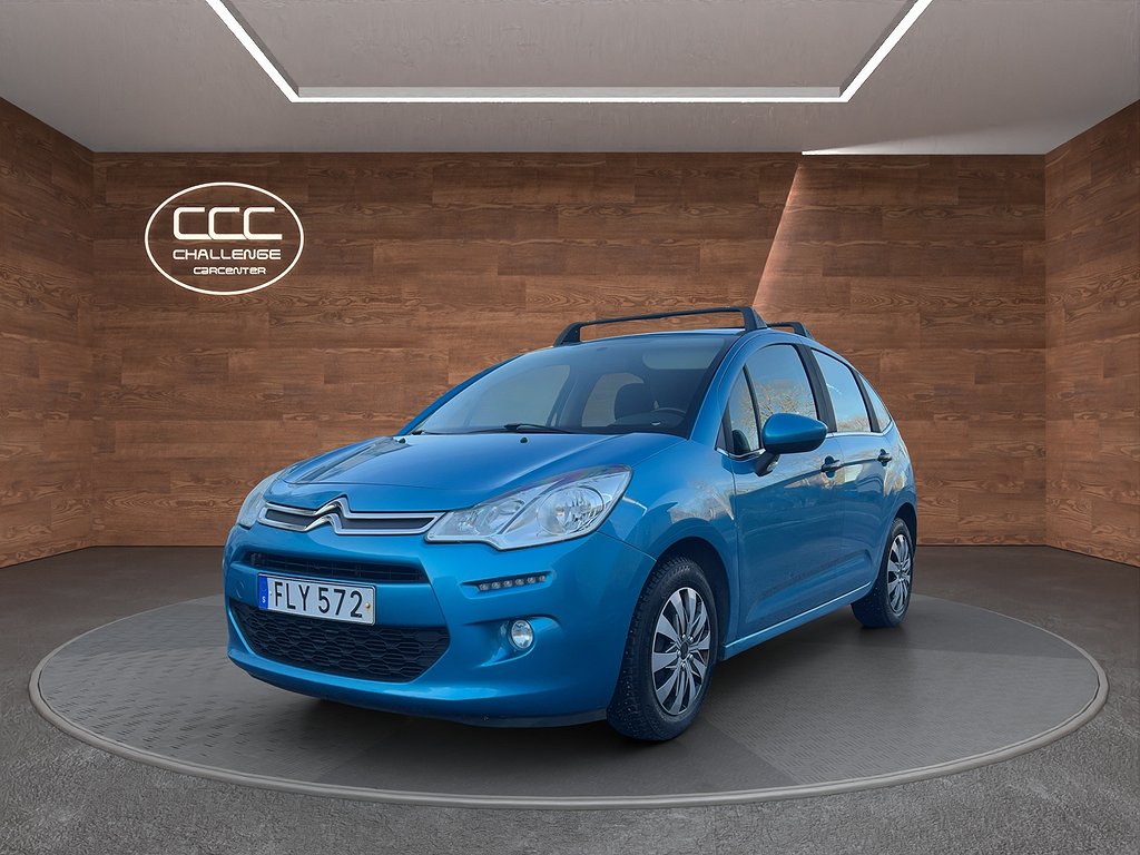 Citroën C3 1.2 e-VTi ETG5 Euro 6 Årsskatt 360 kr 0 %Ränta