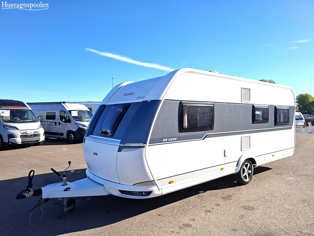 Hobby 515 UHL DE LUXE Långbäddar, Förtält, Markis, Taksäng 