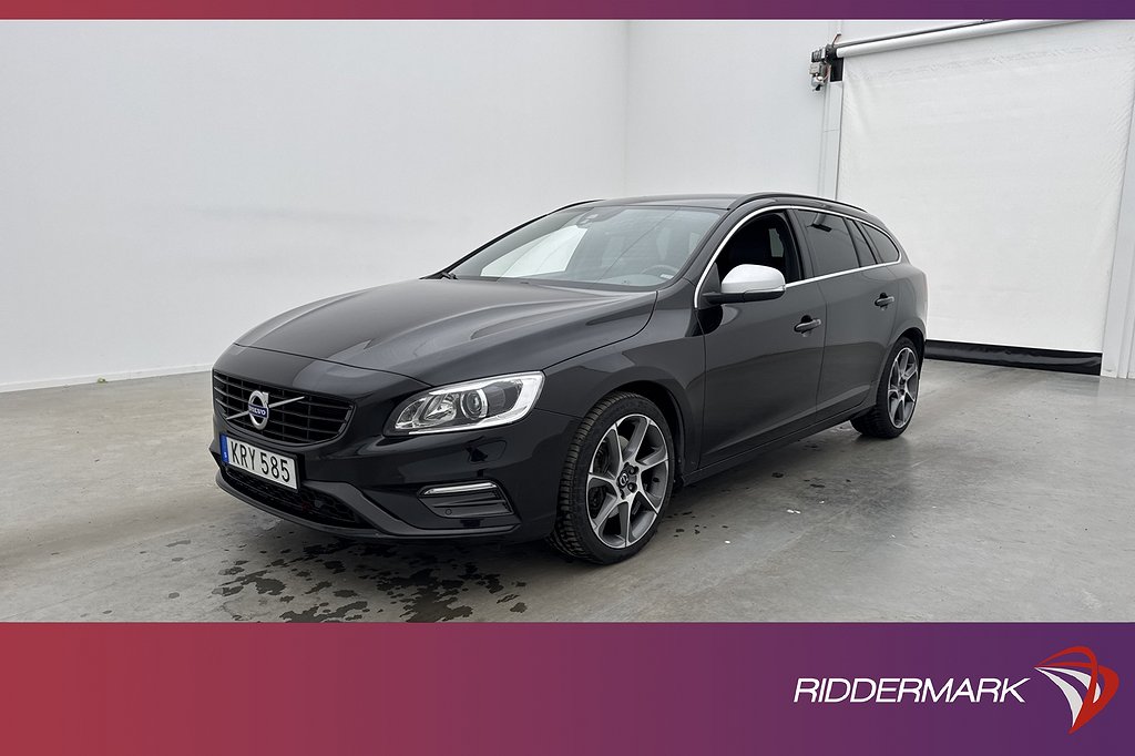 Volvo V60 D4 AWD 190hk R-Design VOC D-Värm Kamera Skinn Navi