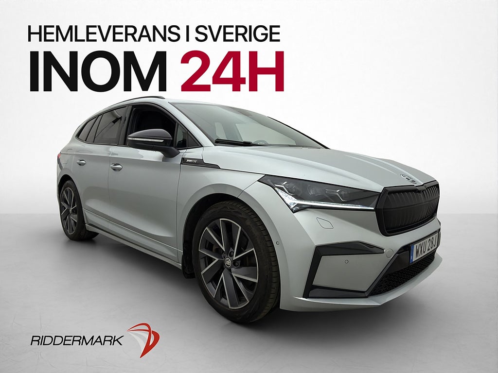 Skoda Enyaq 80x Sportline Kamera Matrix Drag HuD Rattvärme