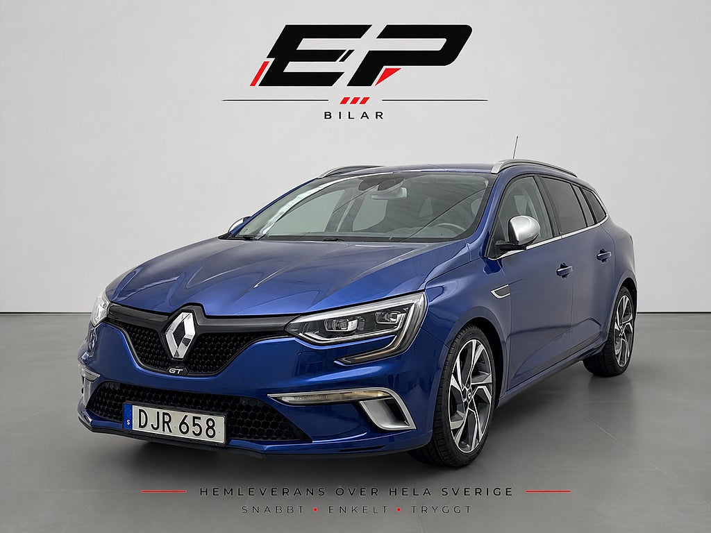 Renault Mégane GT Grandtour|205hk|BOSE|Kamera|Navi|HUD