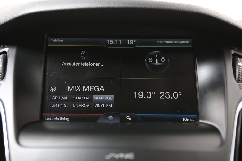 Ford Focus 1,0 EcoBoost 125hk Titanium Kombi Aut Dragkrok 2016