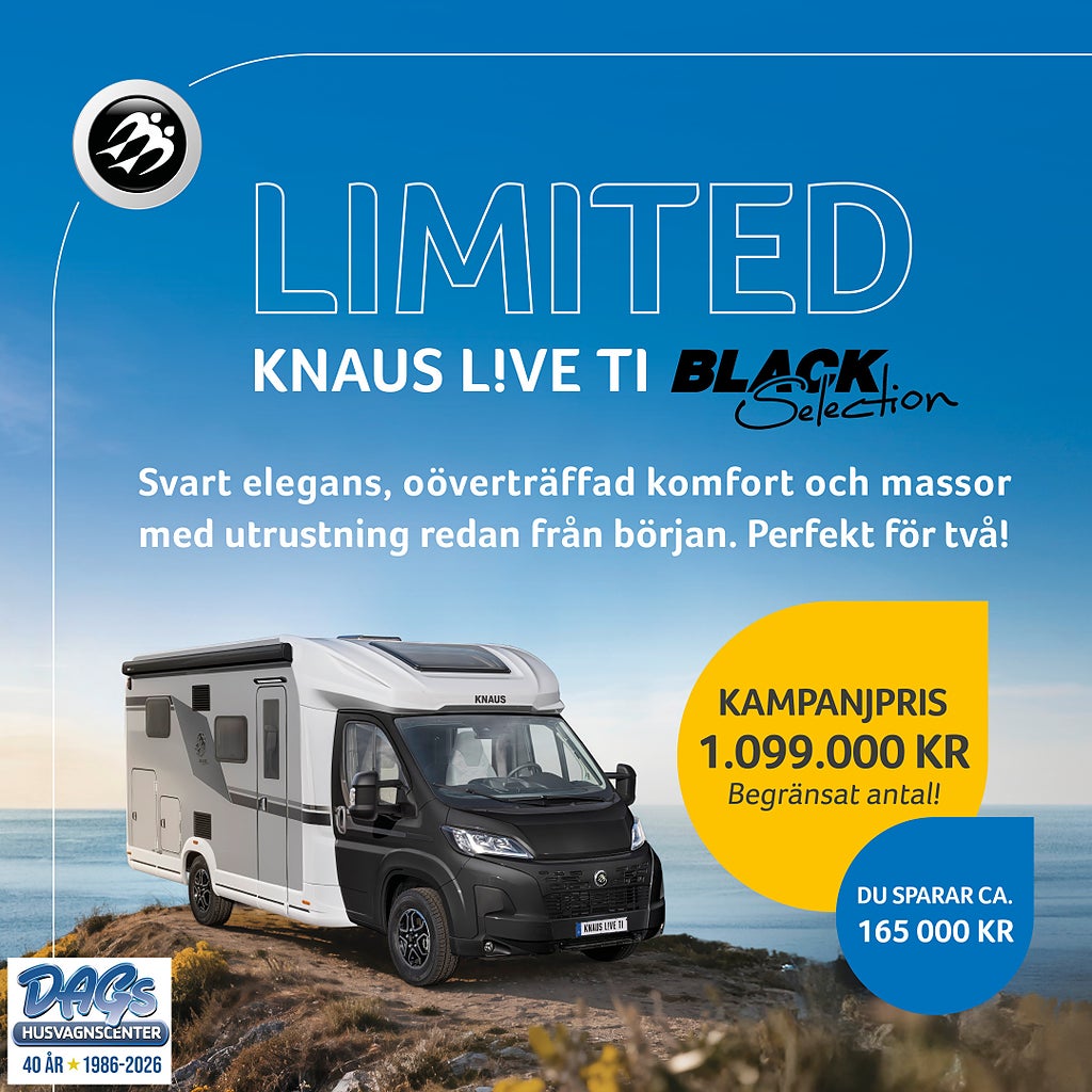 Knaus L!VE TI 650 MEG Black Selection