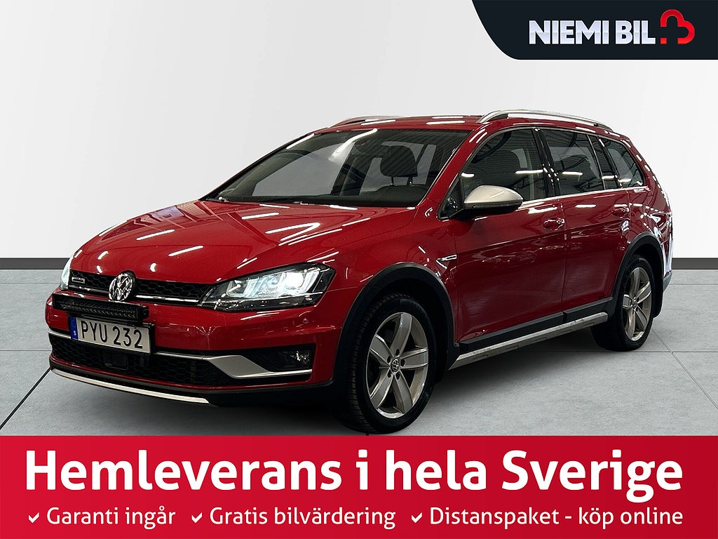 Volkswagen Golf Alltrack 2.0 TDI 4Motion S&V-hjul/Carplay/Kamera/M&K-värm/Drag
