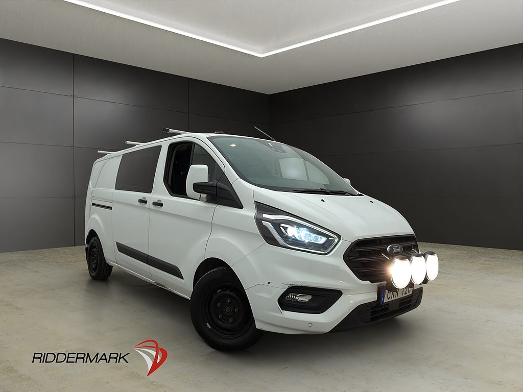 Ford transit-custom CrewVan L2 Värm Drag B-Kam 2xDörrar Moms