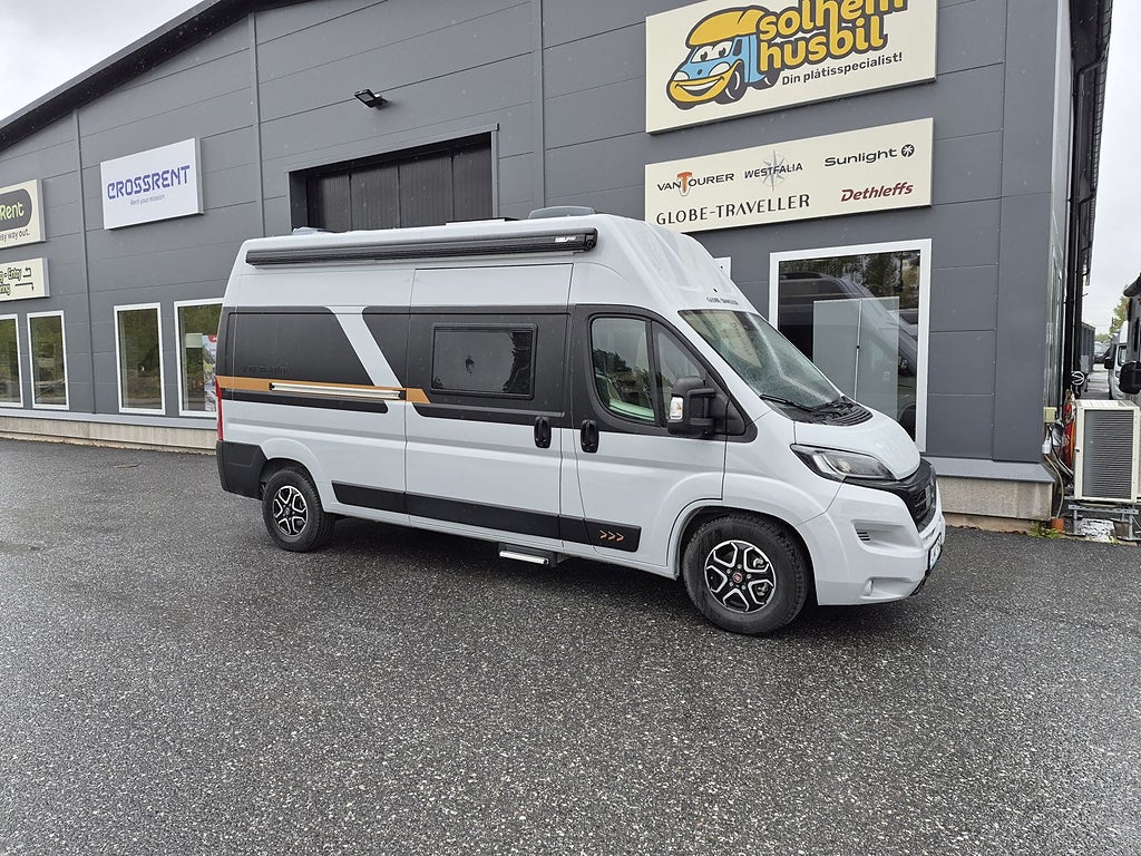 Globe-Traveller Explorer 2 XS 180 hk, automat, dragkrok, för 2 personer