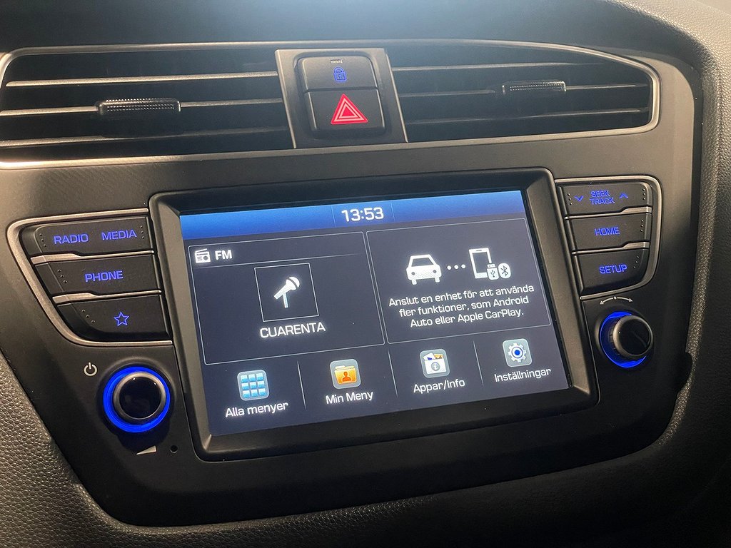 Hyundai i20 1.0 T-GDI blue Premium | KAMERA | Låga mil 2020