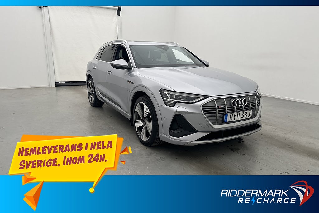 Audi E-Tron 50 Q 313hk S Line Drag Panorama Cockpit 360 Navi
