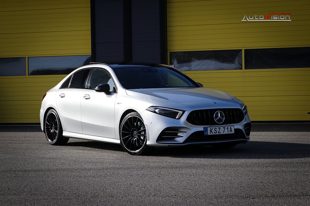 Mercedes-Benz A 35 AMG 4M Sedan 306hk AMG BURMESTER PANO 19"