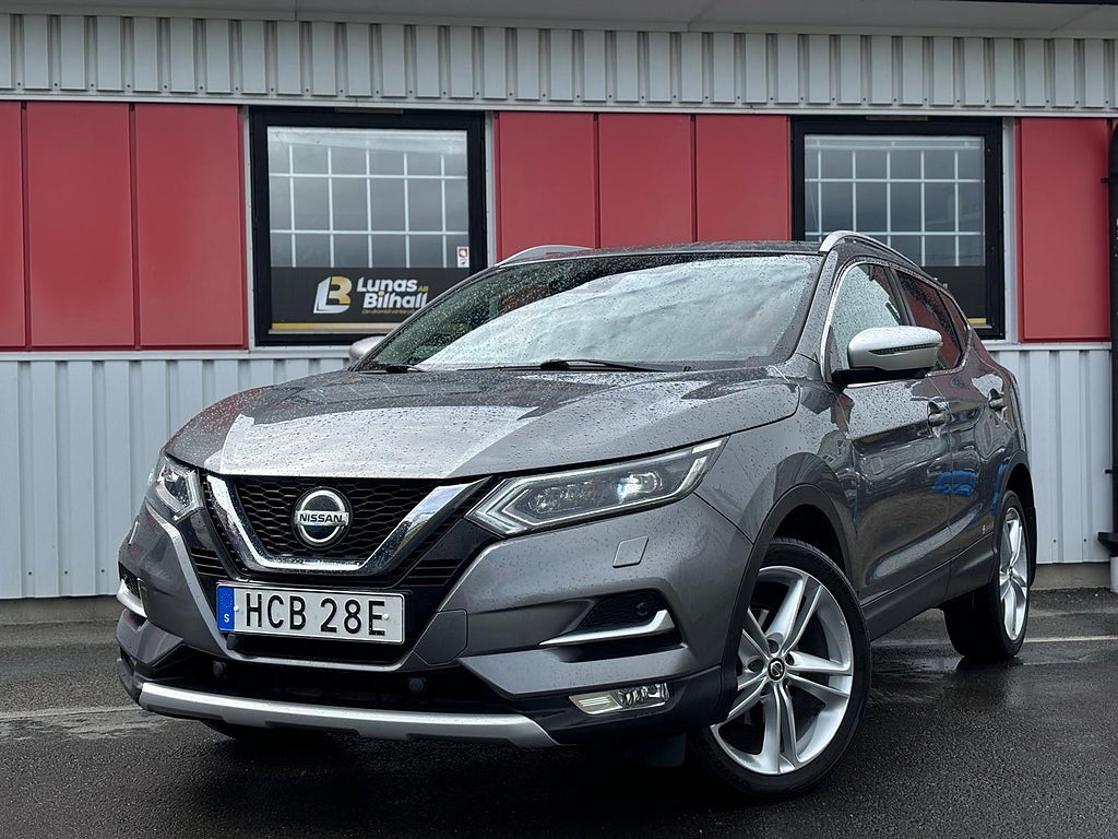 Nissan Qashqai 1.3 DIG-T Euro6/Ny Besiktad/360*Kamera/2 Ägare/P-Sensor