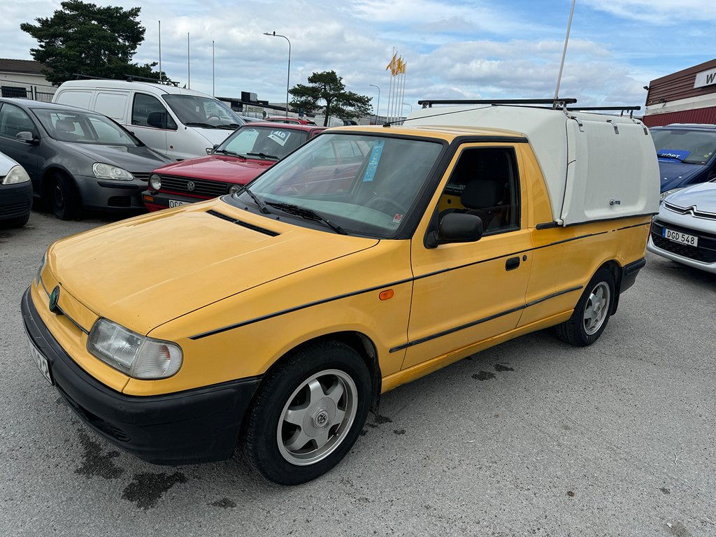 Skoda Felicia Pic UP 1,3 Kåpa Kula Fin Nybes. Gotlandsbil!