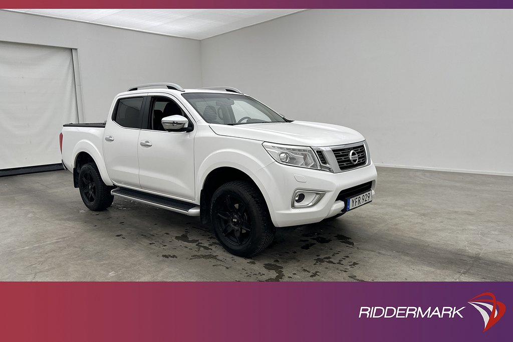 Nissan Navara Tekna 2.3dCi 4WD Dragkrok Skinn Diff 360° Moms