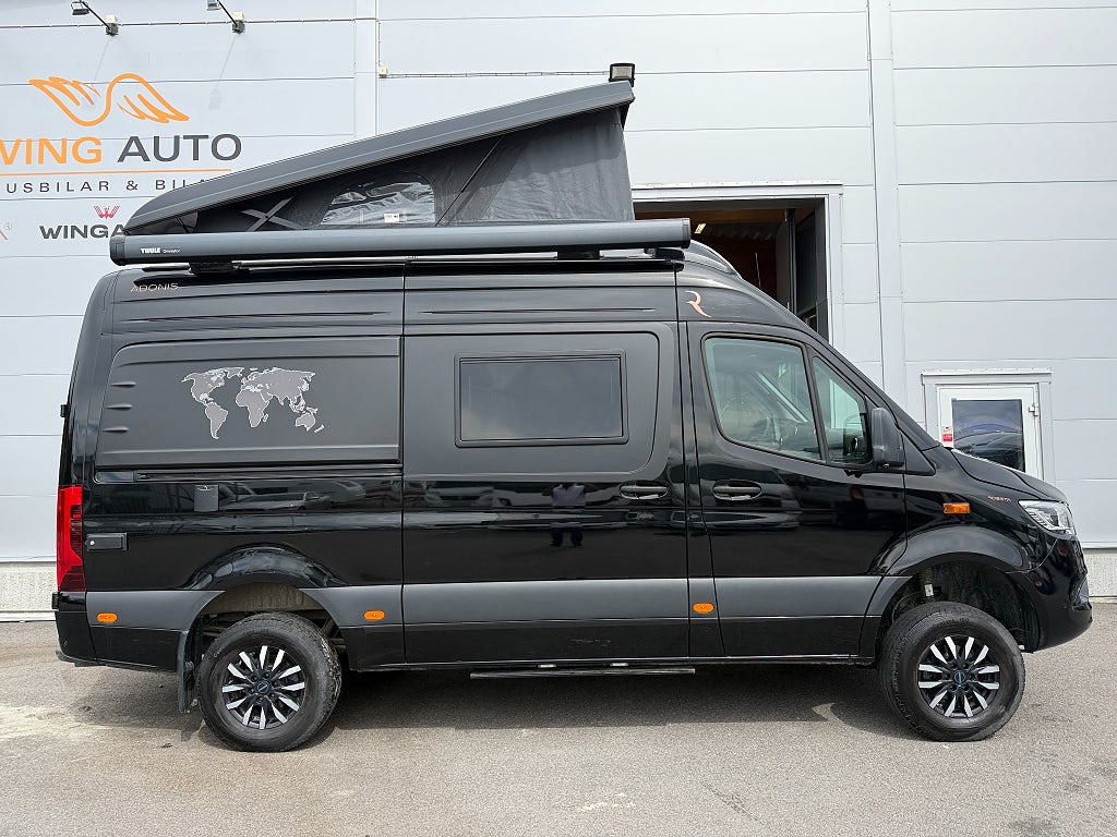 Robeta Adonis Mercedes 4x4 190HK AUT (Dubbelbädd & popup tak) Inverter 