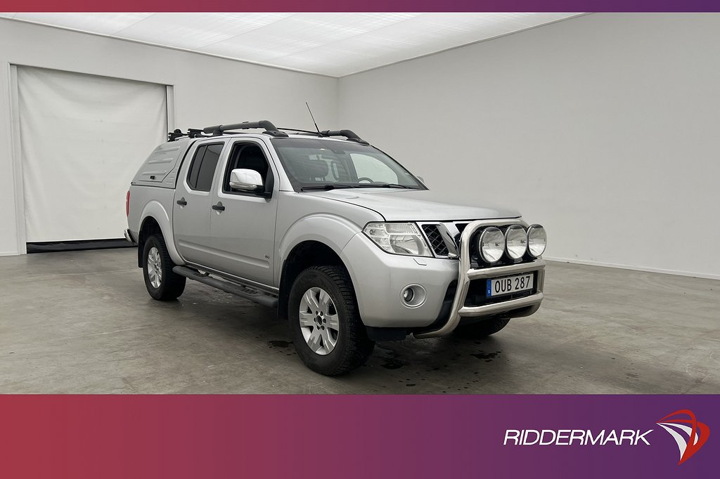 Nissan Navara 3.0 231hk 4x4 Värmare Drag Skinn Taklucka Kåpa