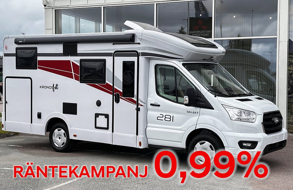 Roller Team Kronos FIT 281 P, Automat , 6.69 Meter lång, Truma diesel värmar