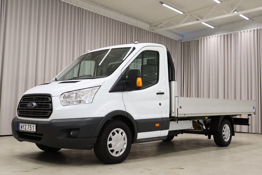 Ford Transit 350 170HK Aut Flak Drag Värmare EnÄgare Momsbil