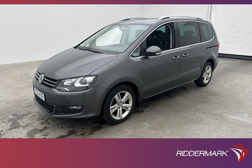 Volkswagen Sharan 150hk Premium 7-Sit Värm Pano El-Dörr Drag