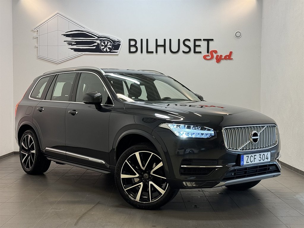 Volvo XC90 D4 AWD 190hk Inscription 7sits Navi/Bkamera/Krok/Läder/Kamrem by