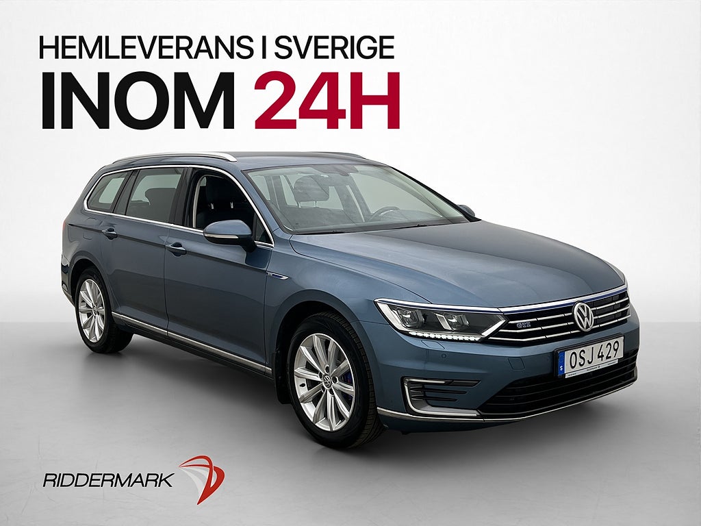 Volkswagen Passat GTE 218hk P-värmare Kamera CarPlay Drag