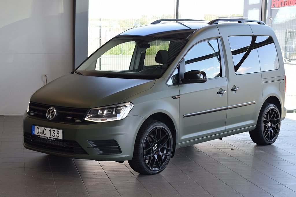 Volkswagen Caddy Life 2.0 TDI Värmare LED Drag Kamera PDC 