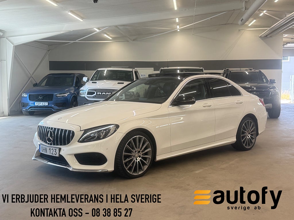 Mercedes-Benz C 220 d 4MATIC 9G AMG PANO BURMESTER DRAG KEYLESS 