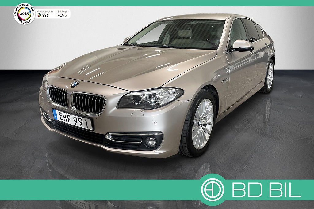 BMW 528 i LCI SEDAN LUXURY LINE VÄRMARE SKINN 