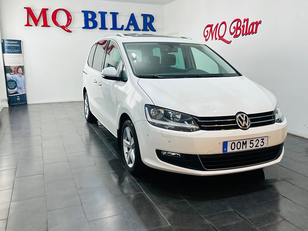Volkswagen Sharan 7-Sits 2.0 TDI BMT DSG Masters Panoramatak Gps 140hk