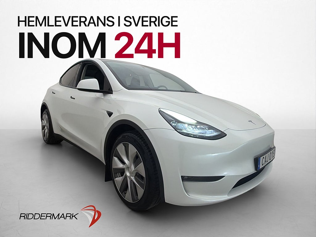 Tesla Model Y Long Range AWD Dragkrok MOMS Svensksåld